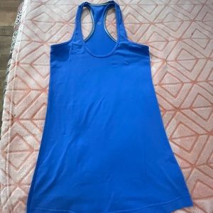 Blue lululemon tank
